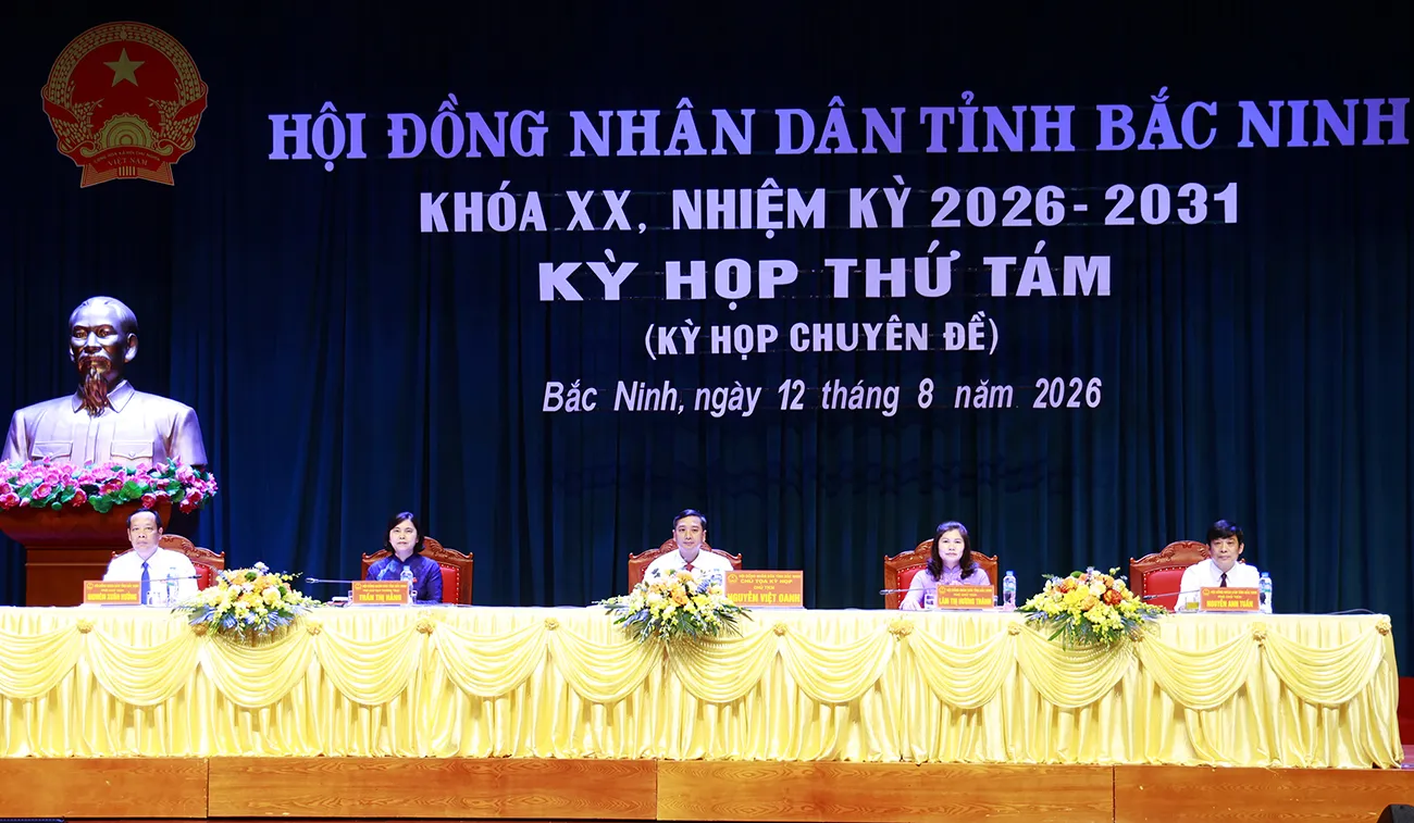 Kỳ họp thứ 8 (kỳ họp chuyên đề) HĐND tỉnh khóa XX thông qua 12 nghị quyết quan trọng