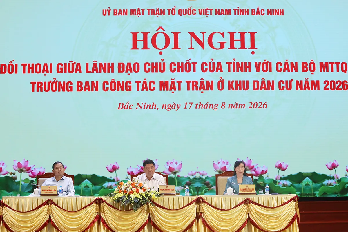 Lãnh đạo tỉnh Bắc Ninh đối thoại với cán bộ MTTQ cơ sở, phát động phong trào hiến đất...
