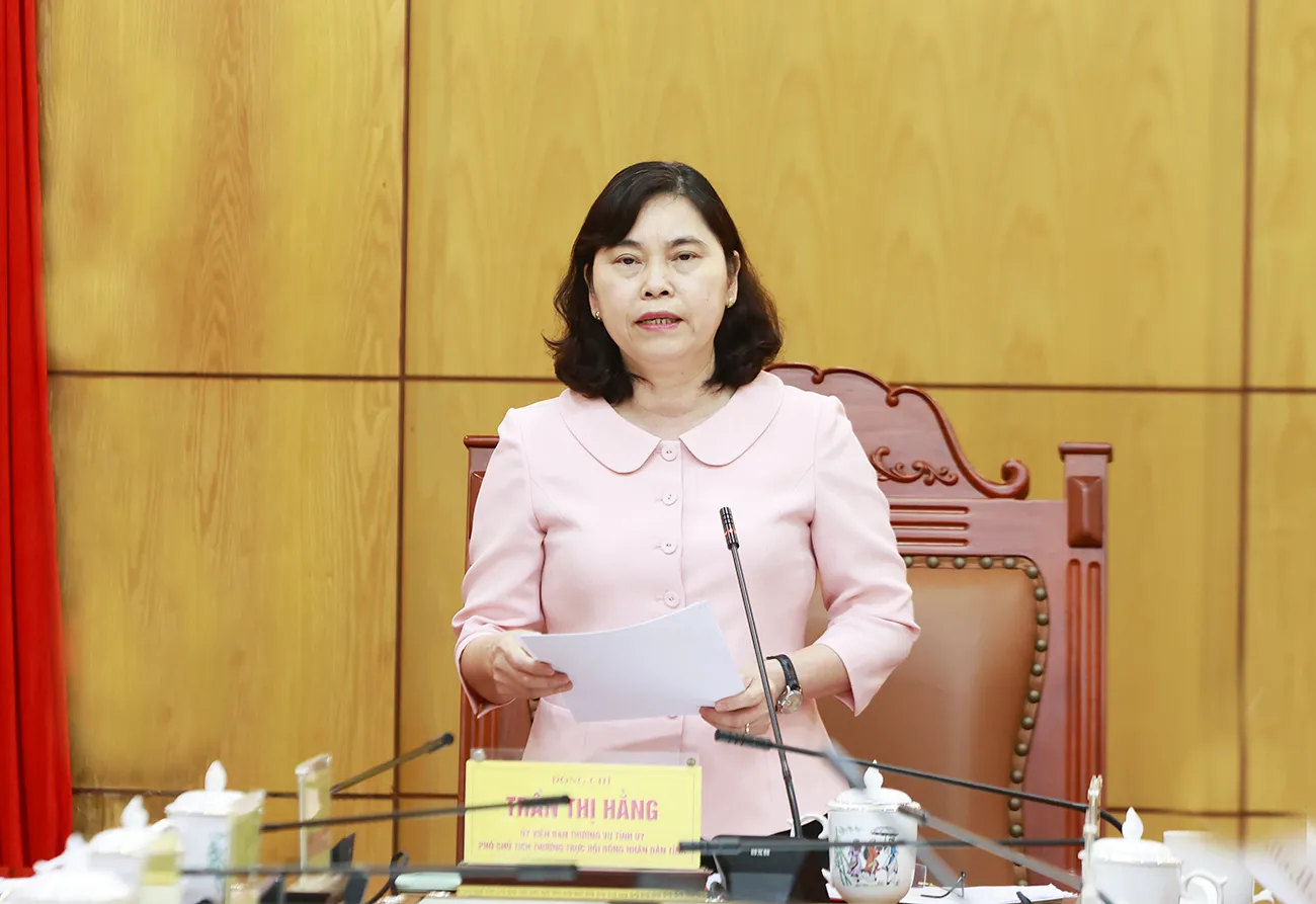 Thường trực HĐND tỉnh thống nhất chương trình Kỳ họp thứ 3 (chuyên đề) và Kỳ họp...