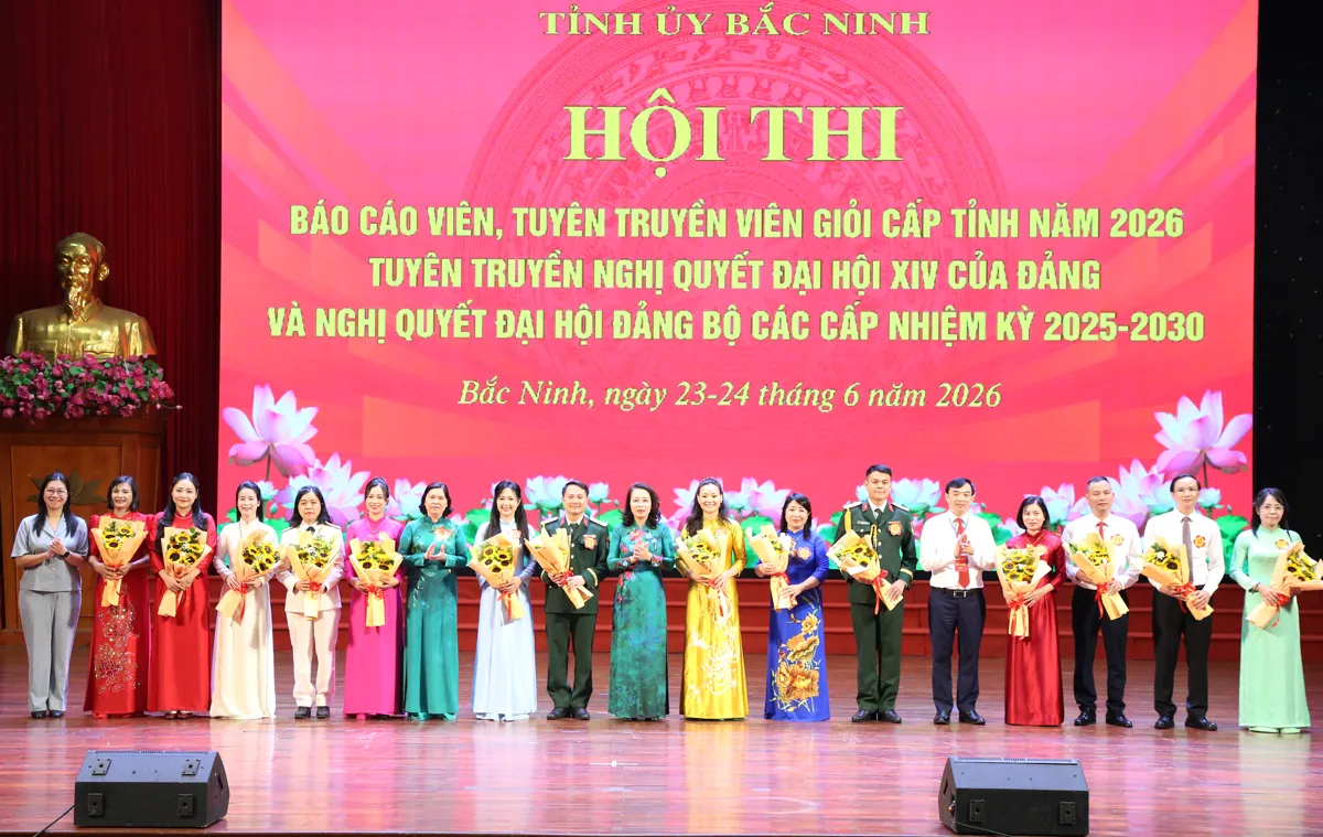 Hội thi Báo cáo viên, Tuyên truyền viên giỏi tỉnh Bắc Ninh năm 2026