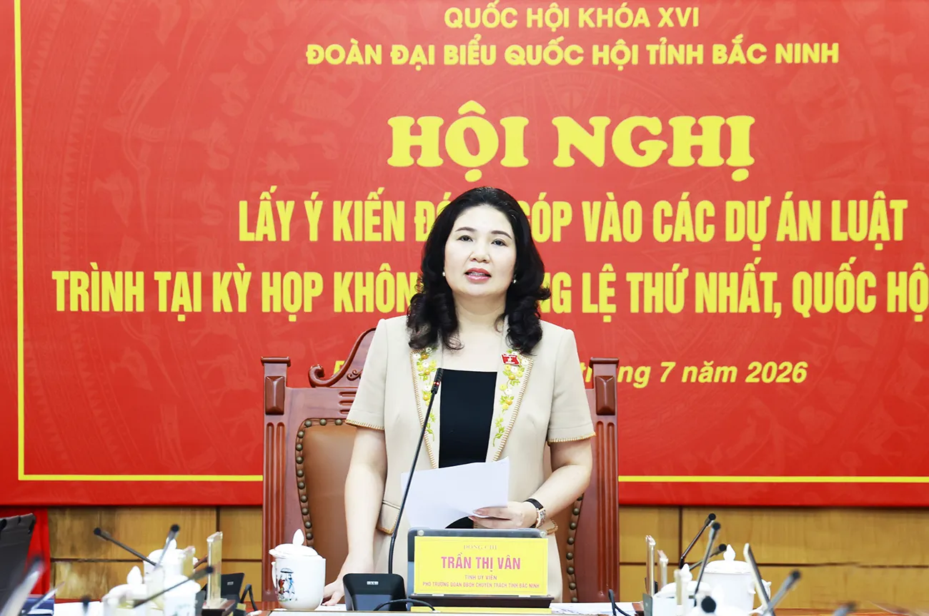 Đoàn đại biểu Quốc hội tỉnh Bắc Ninh  tổ chức lấy ý kiến đóng góp vào dự án Luật...